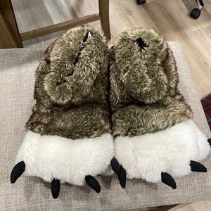 Black Bear Diner Bear Slippers… only worn a few times!